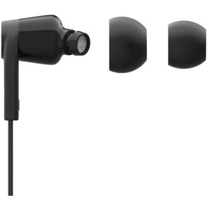 Belkin ROCKSTAR Sluchátka s USB-C - černá plochý kabel